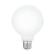 Лампа светодиодная Eglo E27 8W 4000K матовая 12563 - купить онлайн в интернет-магазине Люстра-Тут (Санкт-Петербург) недорого