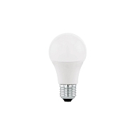 Лампа светодиодная диммируемая Eglo E27 9W 3000K матовая 11684 - купить онлайн в интернет-магазине Люстра-Тут (Санкт-Петербург) недорого