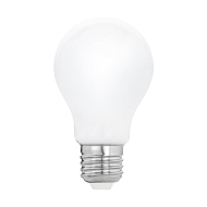 Лампа светодиодная филаментная Eglo E27 8W 2700K матовая 11765 - купить онлайн в интернет-магазине Люстра-Тут (Санкт-Петербург) недорого