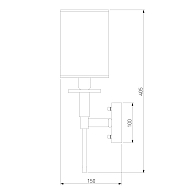 Бра Eurosvet Brielle 60132/1 хром Image 1