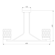 Потолочная люстра Eurosvet Calle 60127/6 латунь Image 1