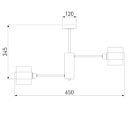 Потолочная люстра Eurosvet Arcada 70127/6 черный Image 1