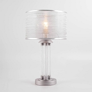 Настольная лампа Eurosvet Licata 01073/1 серебро - купить онлайн в интернет-магазине Люстра-Тут (Санкт-Петербург) недорого