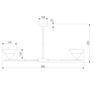 Потолочная люстра Eurosvet Rylee 70138/8 хром Image 1