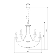 Подвесная люстра Eurosvet Lazzaro 60098/9 хром Image 3