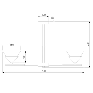 Потолочная люстра Eurosvet Rylee 70138/6 хром Image 1