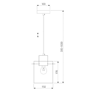 Подвесной светильник Eurosvet Trim 50227/1 дымчатый Image 1