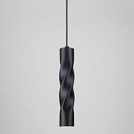 Подвесной светодиодный светильник Eurosvet Scroll 50136/1 LED черный - купить онлайн в интернет-магазине Люстра-Тут (Санкт-Петербург) недорого