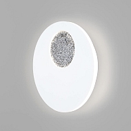 Настенный светодиодный светильник Eurosvet Areola 40150/1 LED белый/хром - купить онлайн в интернет-магазине Люстра-Тут (Санкт-Петербург) недорого