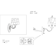 Бра Favourite Cockle 1302-1W Image 1