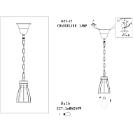 Подвесной светильник Favourite Workshop 1423-1P Image 1