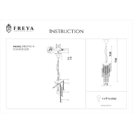 Подвесной светильник Freya Picolla FR1129-PL-01-CH Image 2