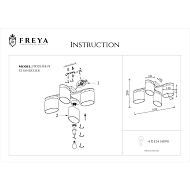 Потолочная люстра Freya Bice FR5101-CL-04-CN Image 1