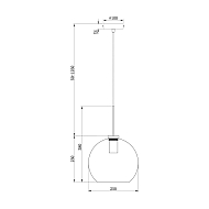 Подвесной светильник Freya Bravis FR8003PL-01BS Image 1