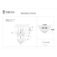 Потолочный светильник Freya Planum FR2913-CL-02-BZ Image 1