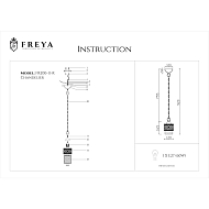 Подвесной светильник Freya Teofilo FR2200-PL-01-BZ Image 1