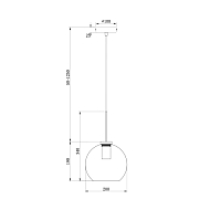 Подвесной светильник Freya Bravis FR8002PL-01B Image 1