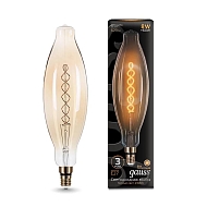 Лампа светодиодная филаментная Gauss E27 8W 2400K золотая 156802008 - купить онлайн в интернет-магазине Люстра-Тут (Санкт-Петербург) недорого