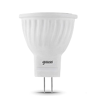 Лампа светодиодная Gauss GU4 3W 6500K матовая 132517303 - купить онлайн в интернет-магазине Люстра-Тут (Санкт-Петербург) недорого