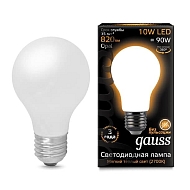 Лампа светодиодная филаментная Gauss E27 10W 2700К матовая 102202110 - купить онлайн в интернет-магазине Люстра-Тут (Санкт-Петербург) недорого