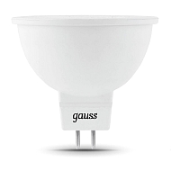 Лампа светодиодная Gauss GU5.3 7W 6500K матовая 101505307 - купить онлайн в интернет-магазине Люстра-Тут (Санкт-Петербург) недорого