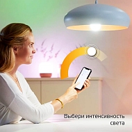 Лампа светодиодная диммируемая Gauss Smart Home E14 5W 2700K матовая 1100112 Image 2