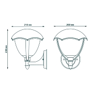 Уличный настенный светильник Gauss Aura GD027 Image 1