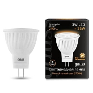 Лампа светодиодная Gauss GU4 3W 2700K матовая 132517103 - купить онлайн в интернет-магазине Люстра-Тут (Санкт-Петербург) недорого