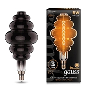 Лампа светодиодная филаментная Gauss E27 8W 2700K серая 159802008 - купить онлайн в интернет-магазине Люстра-Тут (Санкт-Петербург) недорого
