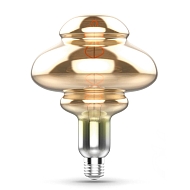 Лампа светодиодная филаментная диммируемая Gauss E27 8W 2400K серая 162802008 Image 2