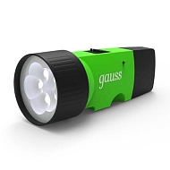 Ручной светодиодный фонарь Gauss аккумуляторный 130х50 40 лм GF103 Image 2