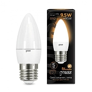 Лампа светодиодная Gauss E27 9.5W 3000K матовая 103102110 - купить онлайн в интернет-магазине Люстра-Тут (Санкт-Петербург) недорого