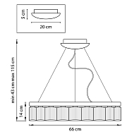 Подвесная светодиодная люстра Lightstar Nibbler 812186 Image 2