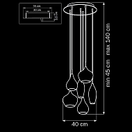 Подвесная люстра Lightstar Pentola 803067 Image 1