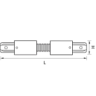 Коннектор гибкий Lightstar Barra 501156 Image 1