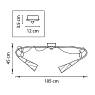 Потолочная люстра Lightstar Aereo 711121 Image 3