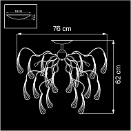 Потолочная люстра Lightstar Manica 794124 Image 2