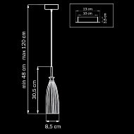 Подвесной светильник Lightstar Simple Light 810 810010 Image 1