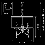 Подвесная люстра Lightstar Paralume 725033 Image 1