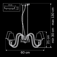 Подвесная люстра Lightstar Bianco 760106 Image 1