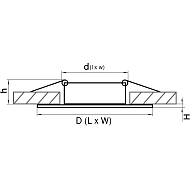 Встраиваемый светильник Lightstar Banale Weng 011008 Image 1