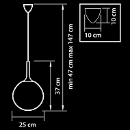 Подвесной светильник Lightstar Globo 813031 Image 1