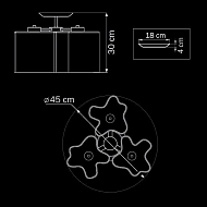 Потолочная люстра Lightstar Nubi 802030 Image 2