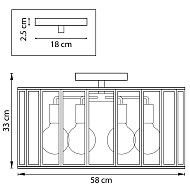 Потолочная люстра Lightstar Genni 798287 Image 2