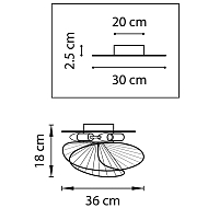 Потолочная люстра Lightstar Zeta 728133 Image 2