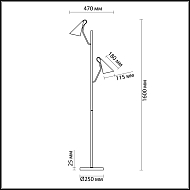 Торшер Lumion Watson 4439/2F Image 3