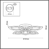 Потолочная светодиодная люстра Lumion Honey 4579/99CL Image 2