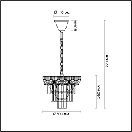 Подвесная люстра Lumion Esme 5233/4 Image 1