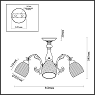 Потолочная люстра Lumion Ninella 3092/3 Image 2