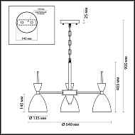 Подвесная люстра Lumion Gemma 3785/3 Image 3